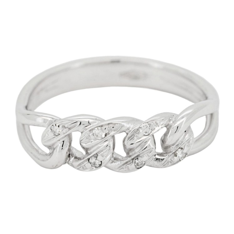 Anello Diamanti ct 0,06 Oro 18 kt