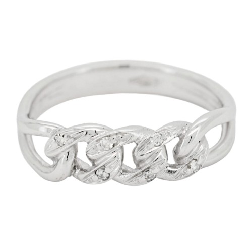 Anello Diamanti ct 0,06 Oro 18 kt