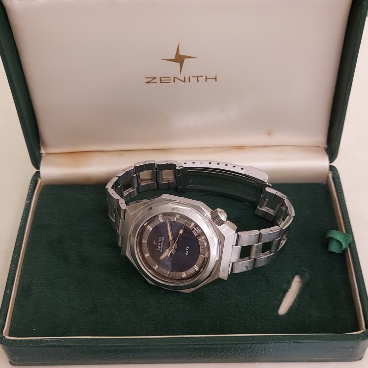 ZENITH Secondo Polso Class DEfy 202 E 020 37 mm Blu Automatico