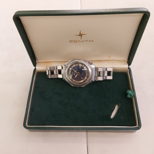 ZENITH Secondo Polso Class DEfy 202 E 020 37 mm Blu Automatico