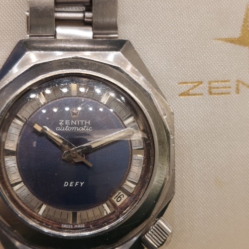 ZENITH Secondo Polso Class DEfy 202 E 020 37 mm Blu Automatico