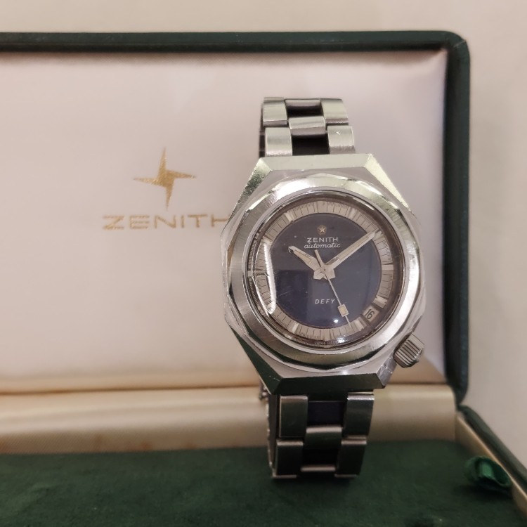 ZENITH Secondo Polso Class DEfy 202 E 020 37 mm Blu Automatico