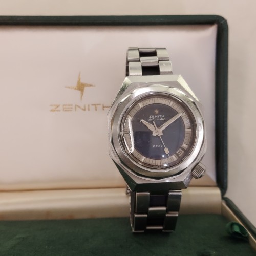 ZENITH Secondo Polso Class DEfy 202 E 020 37 mm Blu Automatico