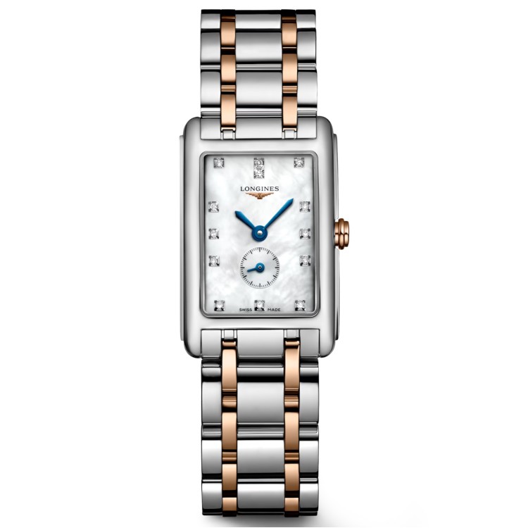 LONGINES DOLCE VITA L5.255.5.87. Acciaio Madreparla Diamanti Quarzo  32 x 20,5 mm.