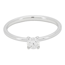 Anello Solitario Diamante ct 0,53 Oro 18 kt 2