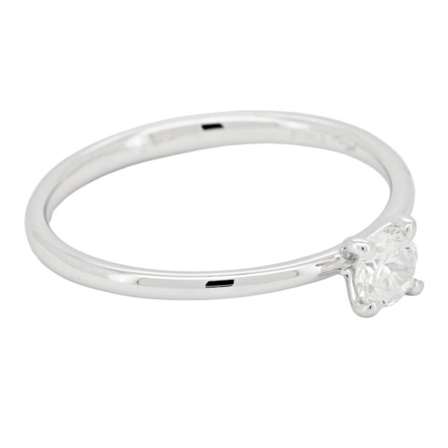 Anello Solitario Diamante ct 0,53 Oro 18 kt