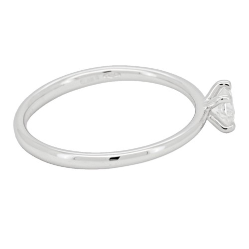 Anello Solitario Diamante ct 0,53 Oro 18 kt