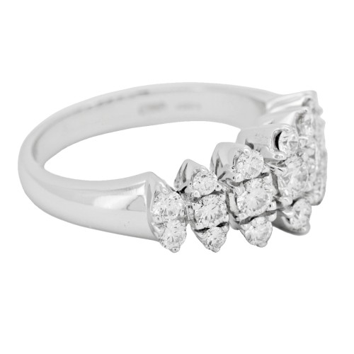 Anello Fascia Diamanti ct 0,98 Oro 18 kt