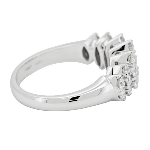 Anello Fascia Diamanti ct 0,98 Oro 18 kt