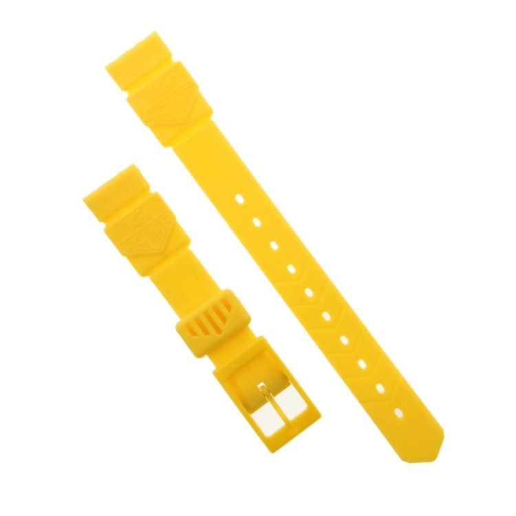 Tag Heuer Cinturino Formula 1 WA1417 (Ladies) in plastica Giallo. 15 mm 380.508