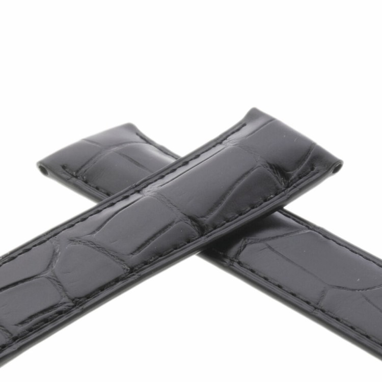 Tag Heuer Cinturino Carrera FC6503  Alligatore Nero 21,5/20 mm.Per WBN2013