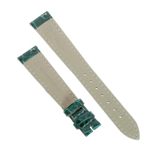 Longines Cinturino Alligatore L682166869 Verde Lucido 15/12 mm Dolce Vita, Evidenza.