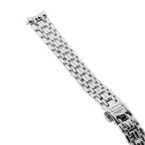 Longines bracciale acciaio Presence. Ansa 13mm, cassa 25,5 mm. L4.321.4 L4.221.4