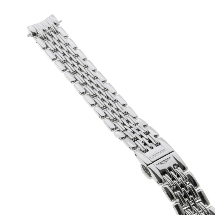 Longines bracciale acciaio Lyre. Ansa 13 mm, cassa diametro 25,5 mm. L4.259.4