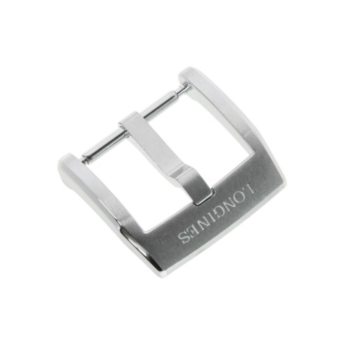 Longines Fibbia ardiglione acciaio 16mm Spirit Collection L3.410.4 Military, Heritage