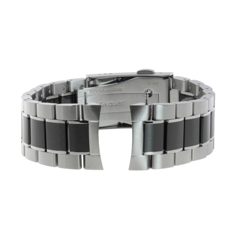 Tag Heuer Bracciale BA0970 acciaio e ceramica nera Formula 1 F1 CAZ2012 CAZ2018