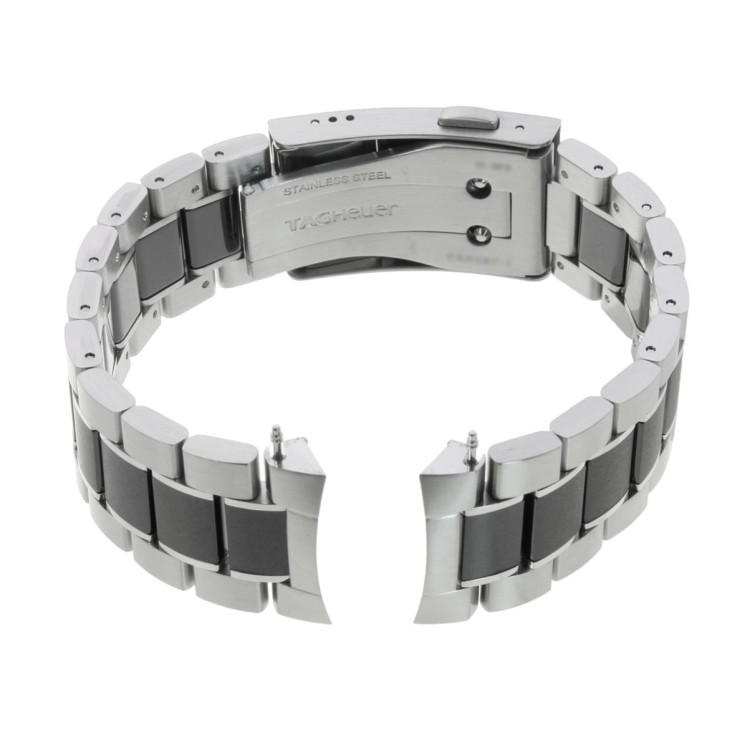 Tag Heuer Bracciale BA0970 acciaio e ceramica nera Formula 1 F1 CAZ2012 CAZ2018