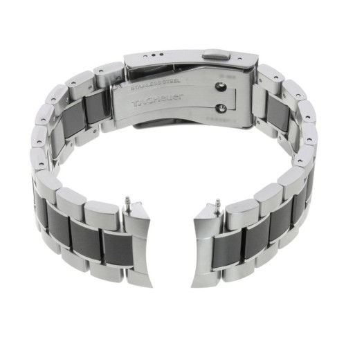Tag Heuer Bracciale BA0970 acciaio e ceramica nera Formula 1 F1 CAZ2012 CAZ2018