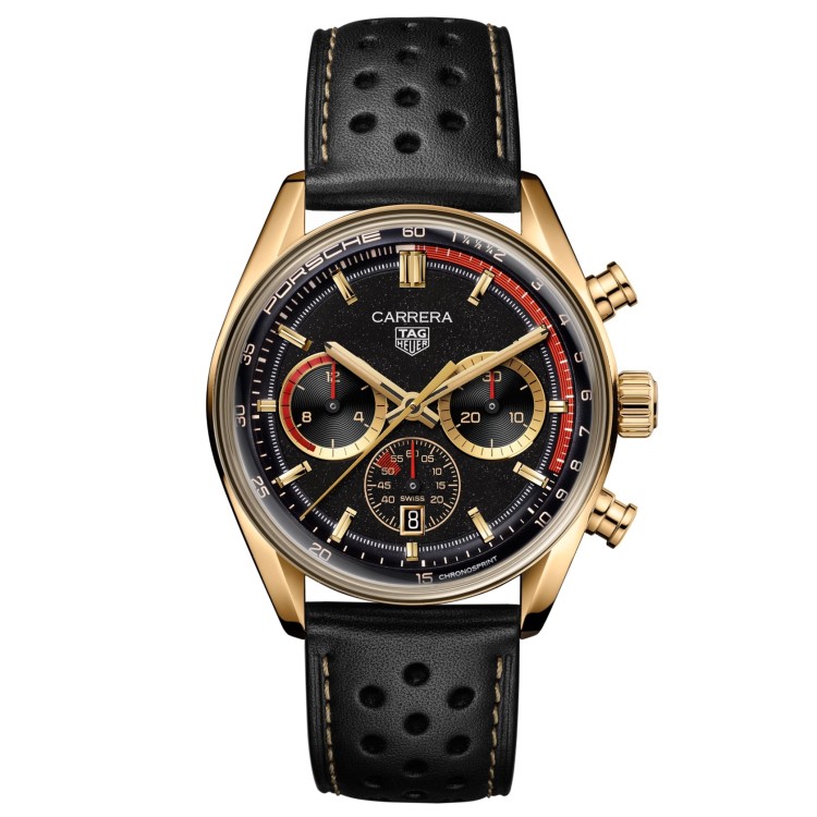 TAG Heuer Carrera CBS2041.EB0382 Automatico, 42 mm, Oro 3N Nero
