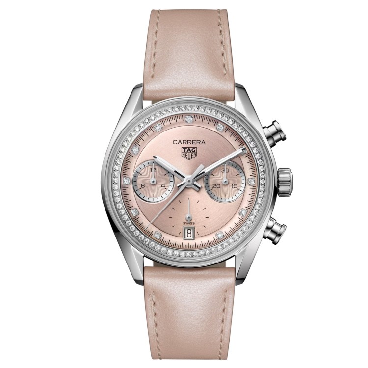 TAG Heuer Carrera CBS2215.FC6568 Automatico, 39 mm, Acciaio Rosa