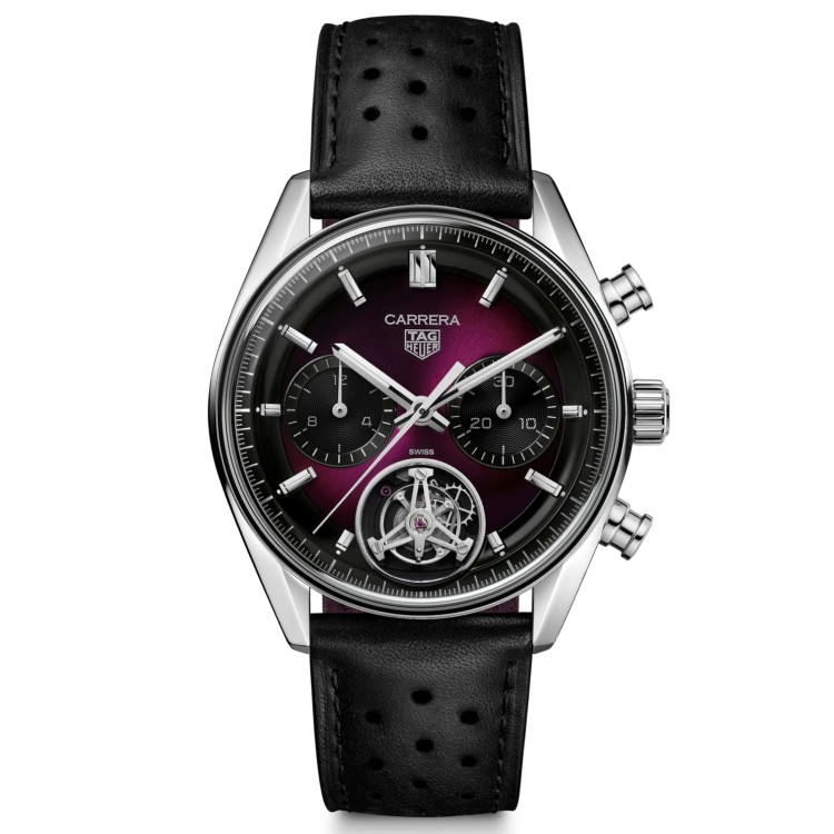 TAG Heuer Carrera CBS5017.FC6605 Automatico, 42 mm, Acciaio Viola