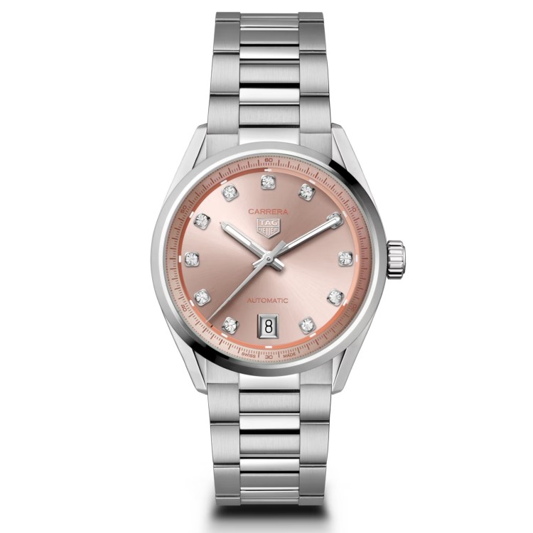 TAG Heuer Carrera WBN231D.BA0001 Automatico, 36 mm, Acciaio Rosa