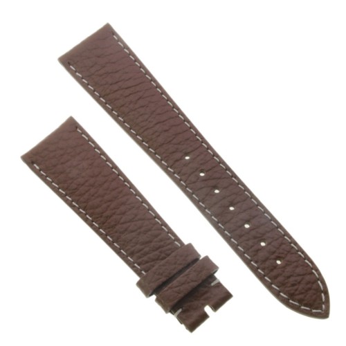Cinturino Pelle martellata Marrone 20/16 mm classico cucito.