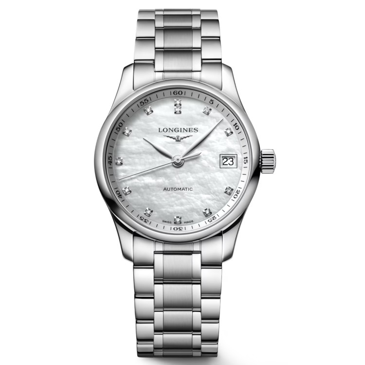 LONGINES MASTER COLLECTION L2.357.4.87.6 mis 34 mm Acciaio Madreperla