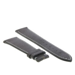 Cinturino Pelle martellata Marrone 20/16 mm classico cucito. 2