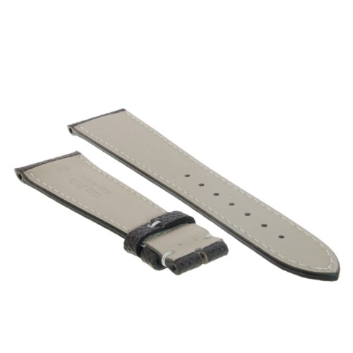 Cinturino Pelle martellata Marrone 20/16 mm classico cucito.