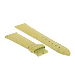 Cinturino Pelle Giallo 18/16 mm classico cucito. 2