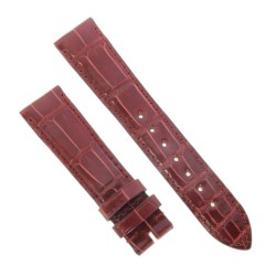 Longines Cinturino Alligatore L682164444 Rosso Lucido. 18/16 mm Dolce Vita, Evidenza, Master.