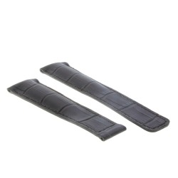 Tag Heuer Cinturino Monaco Stampa Alligatore Marrone  Non Originale 22/18 mm 2