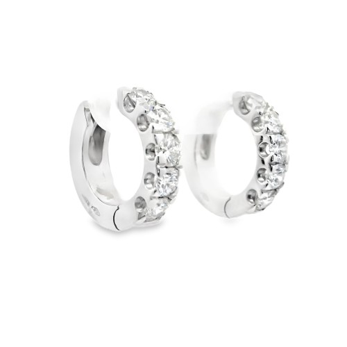 Orecchini Diamanti ct 1,48 Oro 18 kt