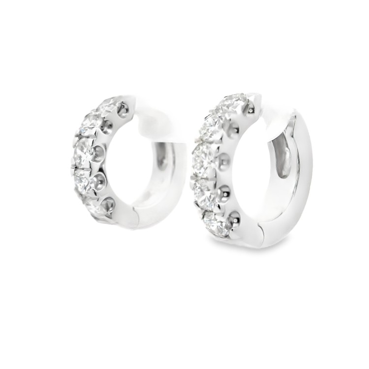 Orecchini Diamanti ct 1,48 Oro 18 kt