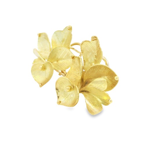 Orecchini a Bottone Oro 18 kt