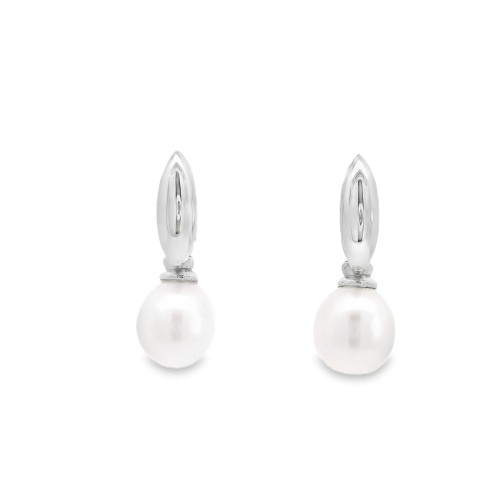 Orecchini Perla Acqua Dolce 7,5 mm Oro 18 kt