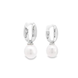Orecchini Perla Acqua Dolce 7,5 mm Oro 18 kt 2
