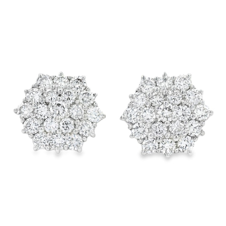 Orecchini Diamanti ct 1,77 Oro 18 kt