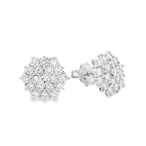 Orecchini Diamanti ct 1,77 Oro 18 kt