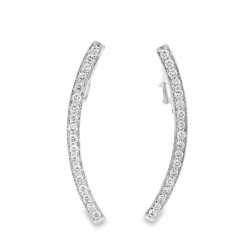 ALFIERI & St JOHN Orecchini Diamanti ct 0,76 FG VVS Oro 18 kt 13,4 gr