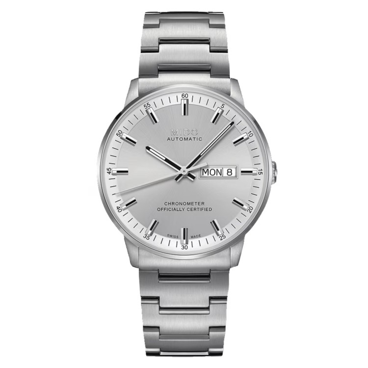 MIDO Commander COSC M021.431.11.031.00 Automatico in Acciaio 40 mm Argente