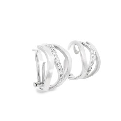 ALFIERI & St. JOHN Orecchini Diamanti ct 0,37 Oro 18 kt 2