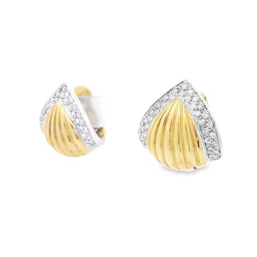 BIBIGI Orecchini Diamanti ct 0,97 Oro 18 kt