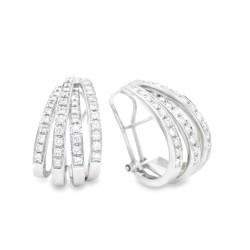 ALFIERI & St. JOHN Orecchini Diamanti ct 1,34 Oro 18 kt 2