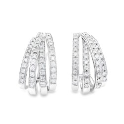 ALFIERI & St JOHN Orecchini Diamanti ct 1,34 Oro 18 kt 17,6 gr