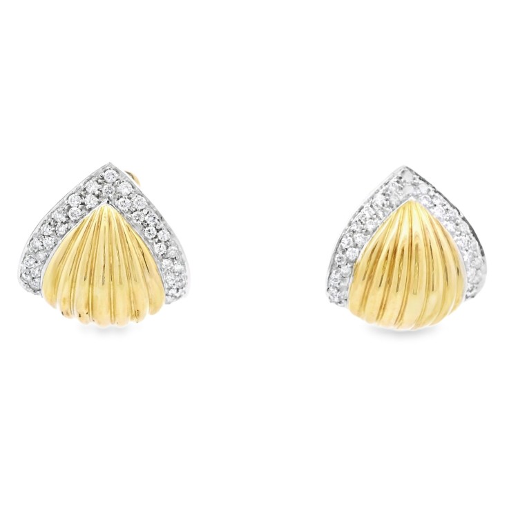 BIBIGI Orecchini Diamanti ct 0,97 Oro 18 kt