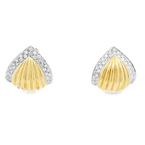 BIBIGI Orecchini Diamanti ct 0,97 Oro 18 kt
