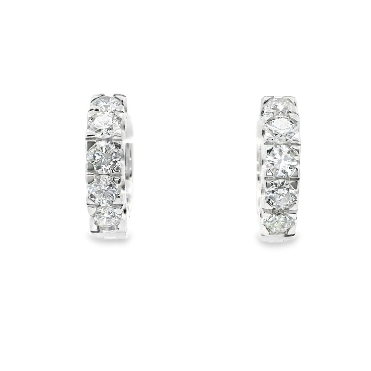 Orecchini Diamanti ct 1,48 Oro 18 kt
