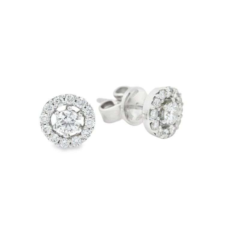 Orecchini BIBIGI Diamanti ct 0,20 + 0,23 Oro 18 kt 2,33 gr